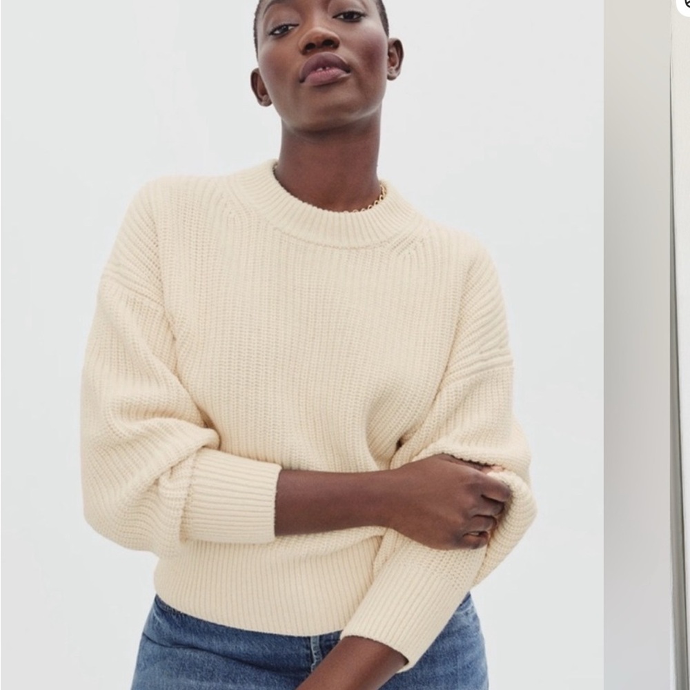 Everlane Cozy Cream Sweater